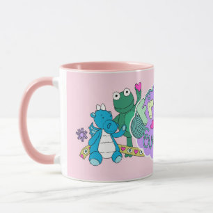 Taza con logotipo "Amigos para todos"