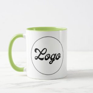 Taza con logotipo combinado LIMA VERDE promocional