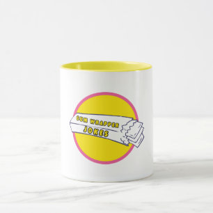 Taza con Logotipo de Chistes de Envoltura de Chicl
