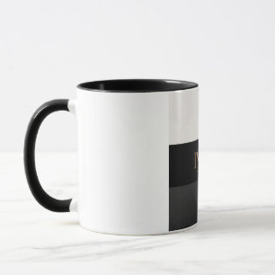 Taza con logotipo de IV LUXE - Cerámica de lujo ne
