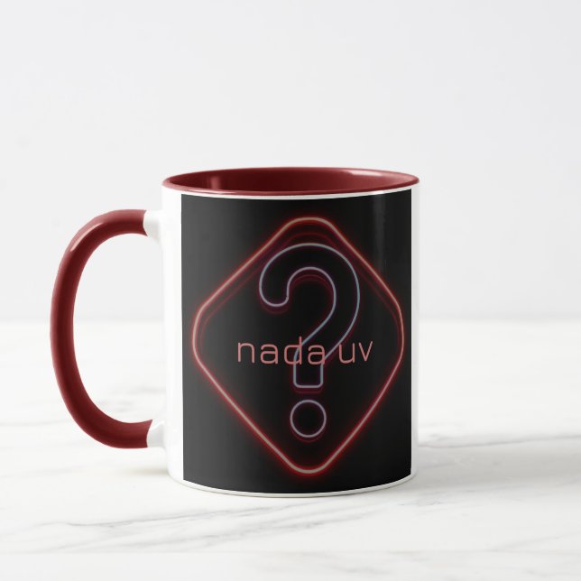 Taza con logotipo de Nada UV (Izquierda)