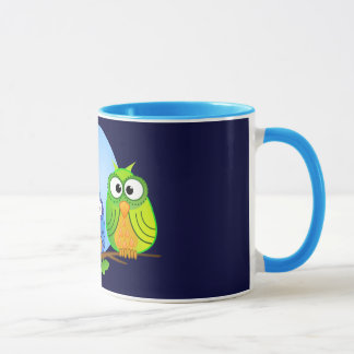 Taza con los búhos