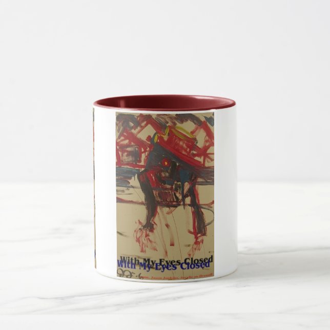 Taza con los ojos cerrados (Centro)