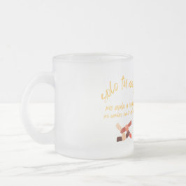 Taza con mensaje motivador