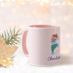 Taza con nombre de invierno de perro Beagle juguet