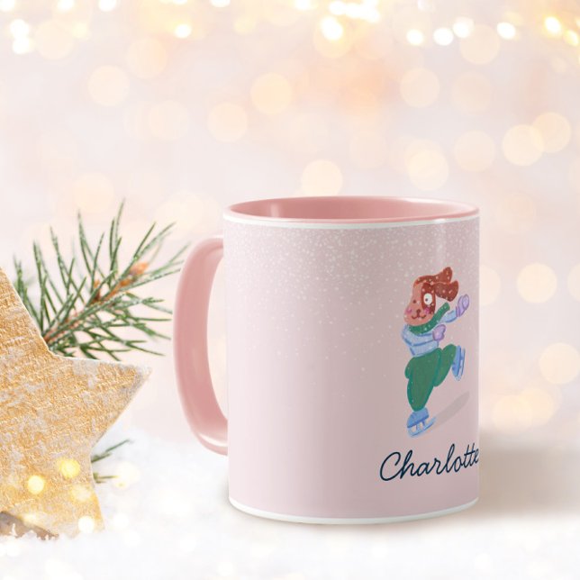 Taza con nombre de invierno de perro Beagle juguet (Subido por el creador)