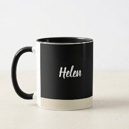Taza con nombre personalizado: Taza de cerámica pe