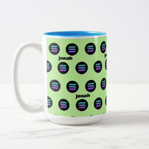 taza con nombre solana crypto trader café Mug