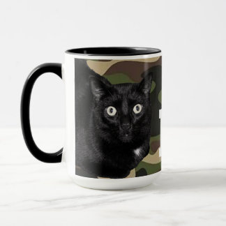 Taza con patrón de camuflaje del ejército de Orión