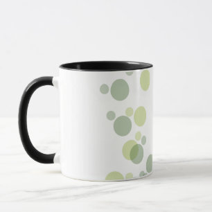 Taza con Patrón de Círculo Abstracto