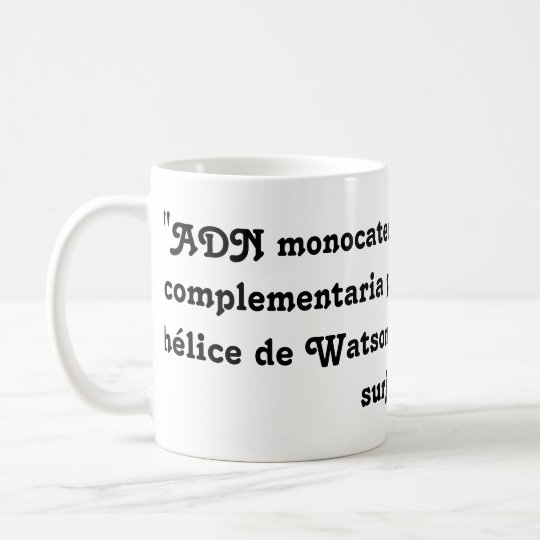 Taza con piropo ADN