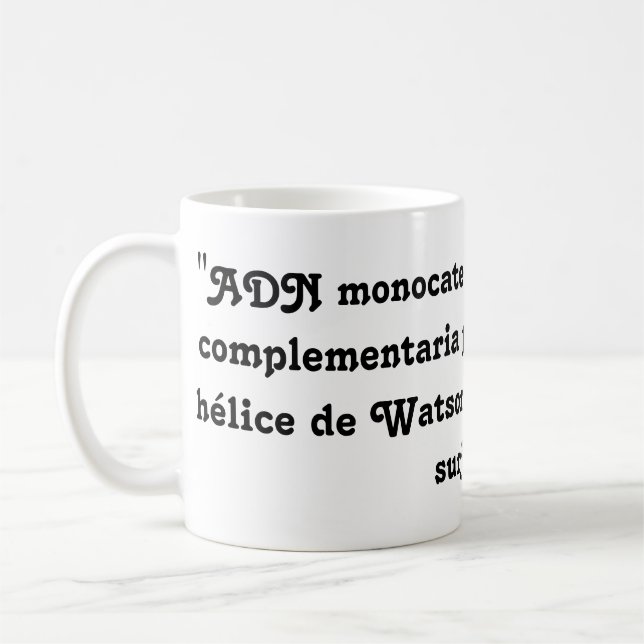 Taza con piropo ADN (Izquierda)