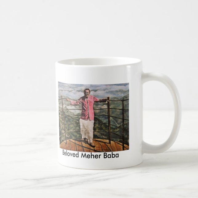 Taza con poainting del bizcocho borracho de Meher (Derecha)