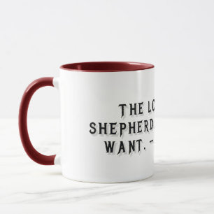 Taza con regalo del Salmo 23:1