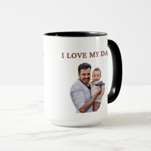 Taza con rostro de familia linda personalizada con