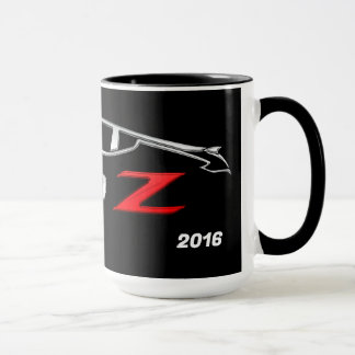 Taza con silueta del coche 370Z