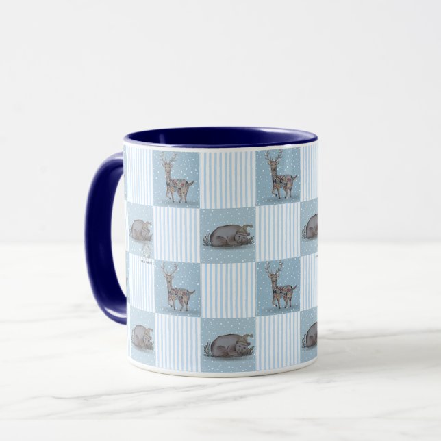 Taza con tema de ciervo boho (Anverso izquierdo)