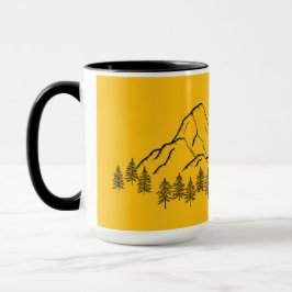 Taza Con tema de naturaleza