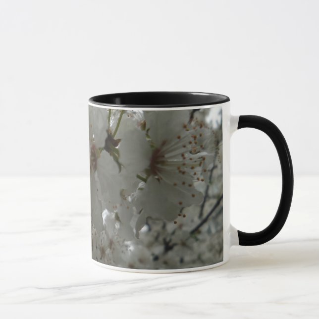 Taza con timbre Flor de Ciruela (Derecha)
