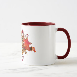 Taza con un emblema. Ucrania