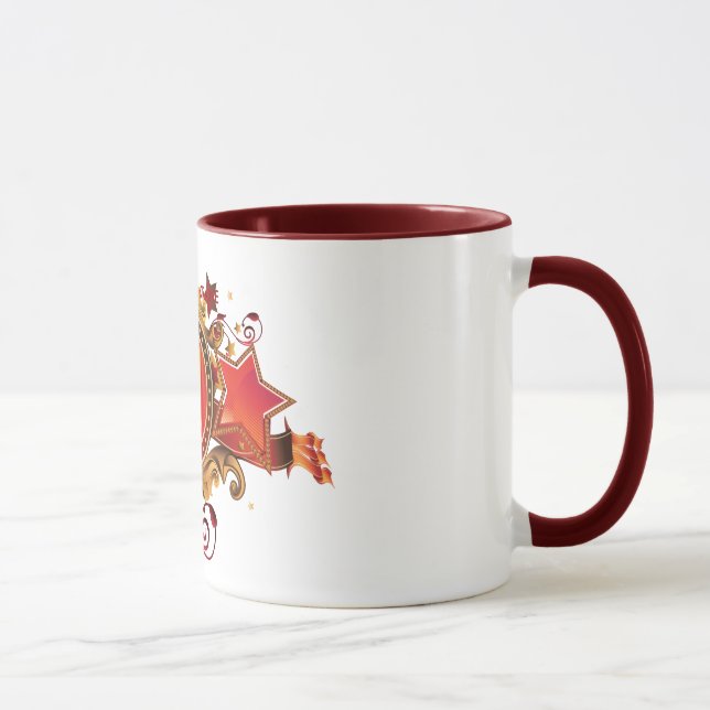 Taza con un emblema. Ucrania (Derecha)
