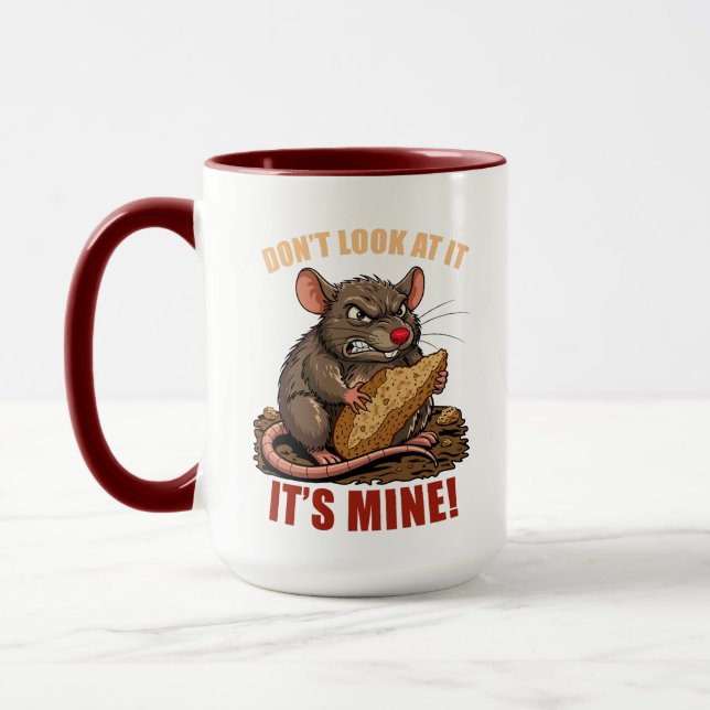 Taza con una rata linda (Izquierda)