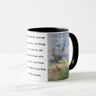 Taza con versículo bíblico