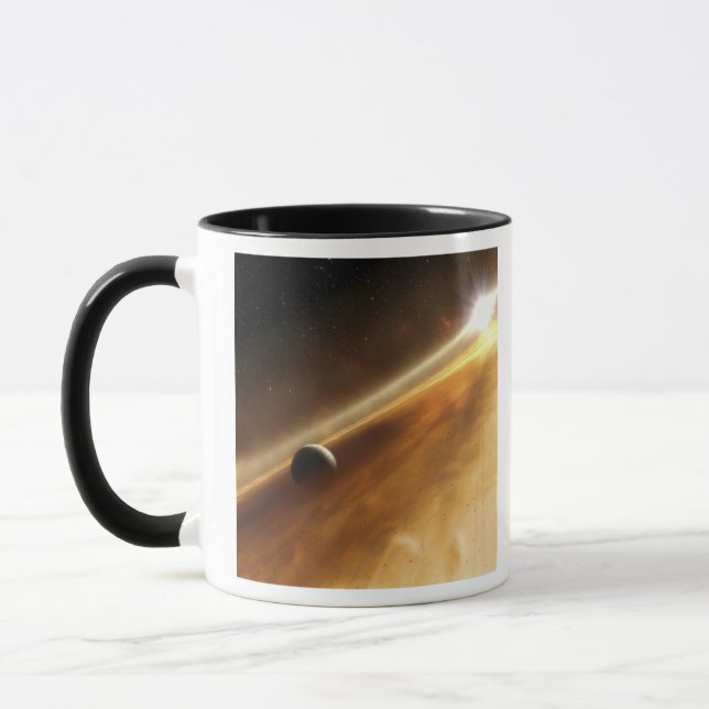 Taza Concepto artístico de la estrella Fomalhaut (Izquierda)