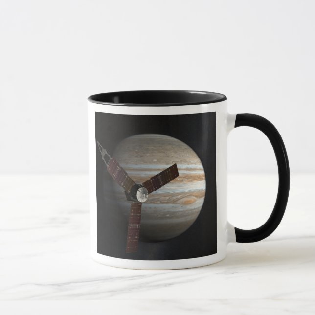 Taza Concepto artístico de la nave espacial Juno (Derecha)