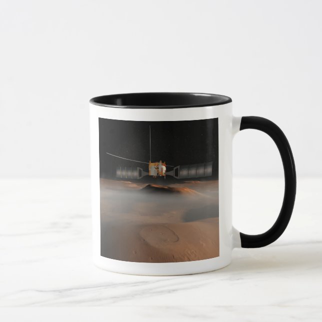 Taza Concepto artístico de la nave espacial Mars Expres (Derecha)