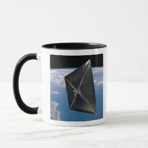 Taza Concepto del artista de NanoSail-D en espacio