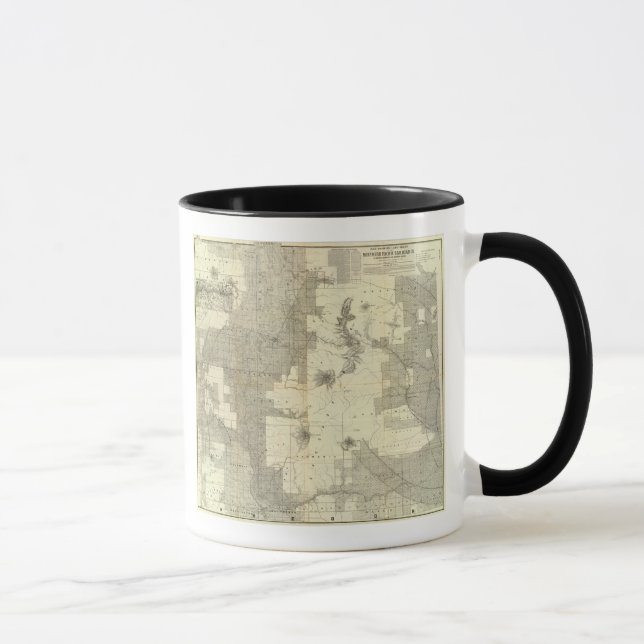 Taza Concesión de tierras a Washington y Oregón (Derecha)
