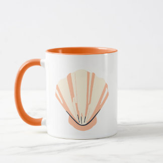 Taza Concha marina bonita