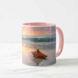 Taza Concha Shell en la playa el   Jamaica