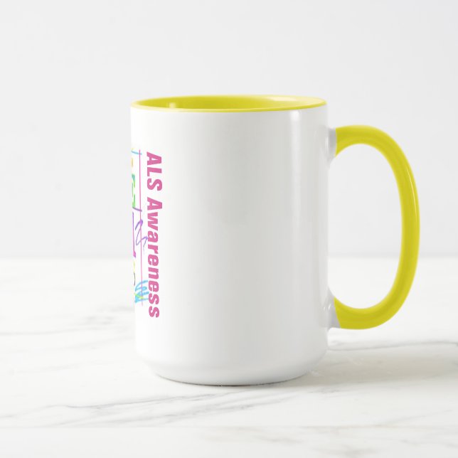 Taza CONCIENCIA DE ALS / Jesús ES el Señor Mug (Derecha)