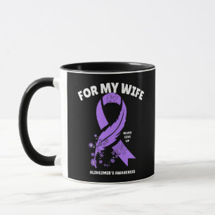 Taza Conciencia de Alzheimer - Por mi esposa Mug