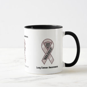Taza Conciencia sobre el cáncer de pulmón