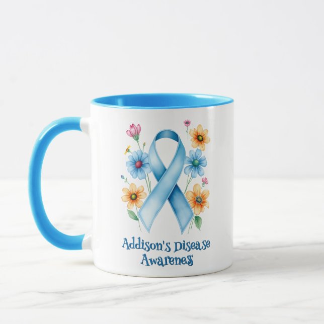 Taza Conciencia sobre la enfermedad de Addison | Cinta  (Izquierda)