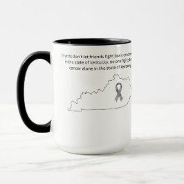 Taza Concienciación sobre el cáncer cerebral en Kentuck