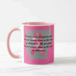 Taza Concienciación sobre el cáncer de mama en Arkansas