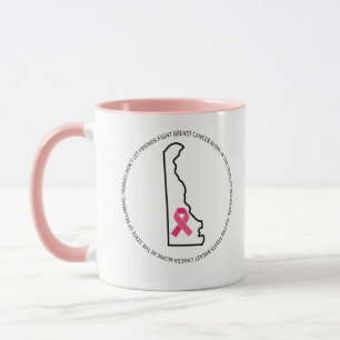Taza Concienciación sobre el cáncer de mama en Delaware