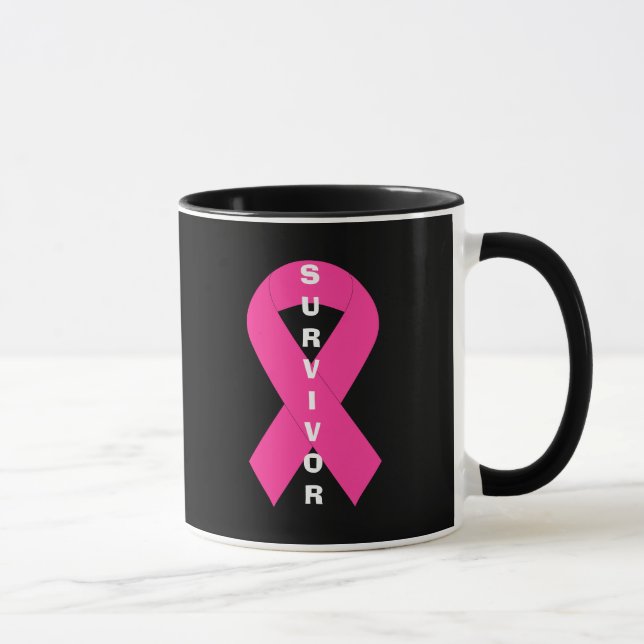 Taza Concienciación sobre el cáncer de mama Sobrevivien (Derecha)