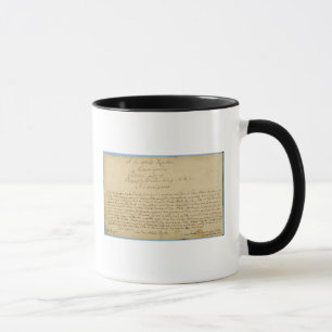 Taza Conciertos de Brandenburger del esmero manuscrito