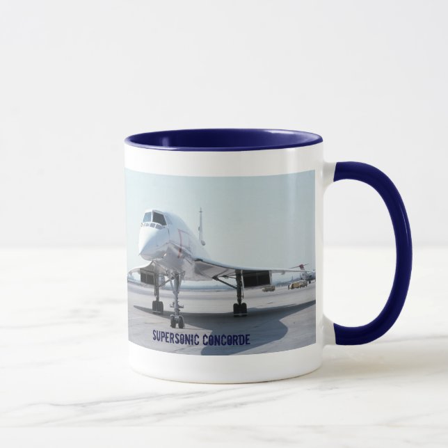 Taza Concorde supersónico (Derecha)