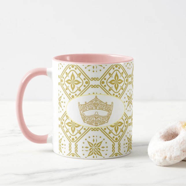 Taza Concurso de Estados Unidos Crown Real Print Two to (Con donut)