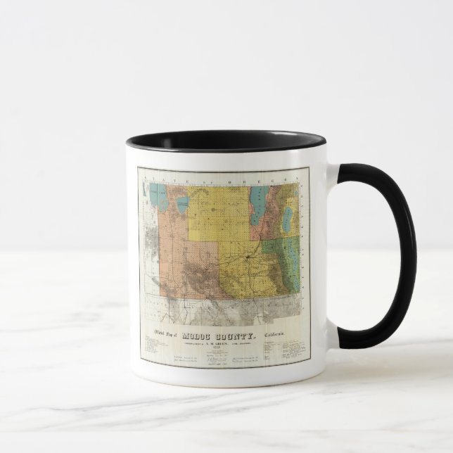 Taza Condado de Modoc, California (Derecha)