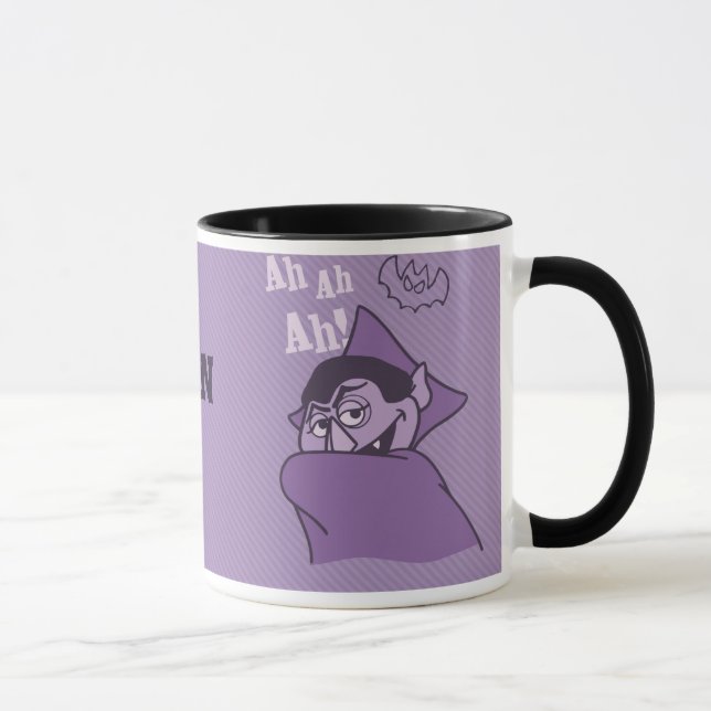 Taza Conde von Count - ¡Ah Ah Ah! | Añadir su nombre (Derecha)
