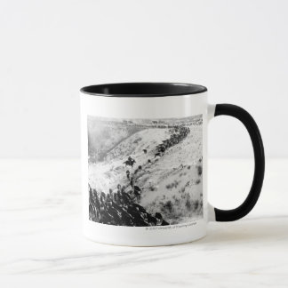 Taza Conducción de ganado en el invierno