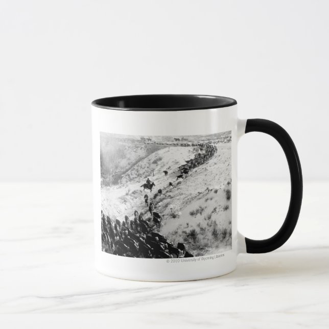 Taza Conducción de ganado en el invierno (Derecha)