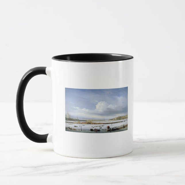 Taza Conduciendo en el Neva, 1854 (Izquierda)